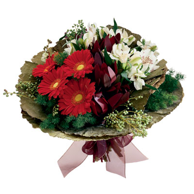  Ankara demetevler 14 �ubat sevgililer g�n� �i�ek  gerbera ve mevsim demeti