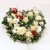  Ankara ucuz �i�ek g�nder �i�ek ma�azas� , �i�ek�i adresleri  ince cam i�erisinde 13 adet beyaz g�l ve kir �i�ek