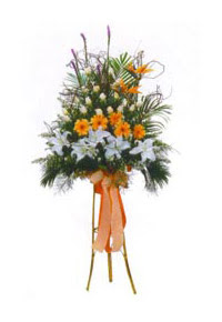  Ankara ucuz �i�ek g�nder �i�ek ma�azas� , �i�ek�i adresleri  Kazablanka, gerbera ve g�llerle hazirlanmis ferfor