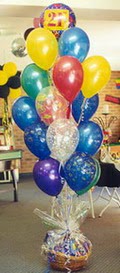  Ankara uluslararas� �i�ek g�nderme  sepet i�erisinde �ikolata ve 21 adet balon
