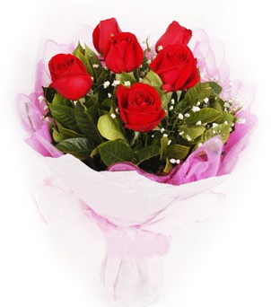 demetevler Ankara hediye sevgilime hediye �i�ek  k�rm�z� 6 adet g�lden buket