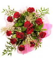 12 adet k�rm�z� g�l buketi  Ankara demetevler 14 �ubat sevgililer g�n� �i�ek 