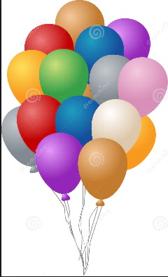 20 adet kar���k renkli u�an balon sipari�i