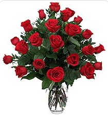  Ankara demetevler çiçek gönderme çiçek siparişi sitesi  24 adet kırmızı gülden vazo tanzimi