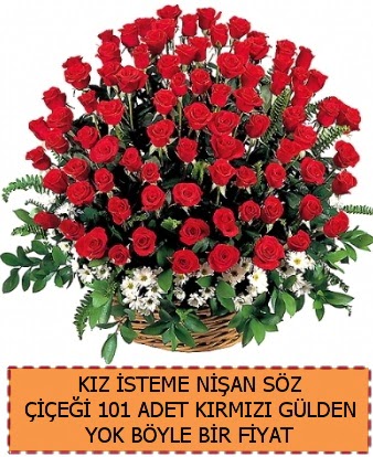 101 G�ll� s�z ni�an k�z isteme �i�e�i  Ankara demetevler �i�ek sat��� 