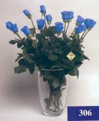  Ankara demetevler 14 şubat sevgililer günü çiçek  mika vazo yada cam Vazoda 11 adet mavi güller