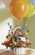  Ankara demetevler çiçek siparişi vermek  Mevsim çiçekleri sepeti balon hediye