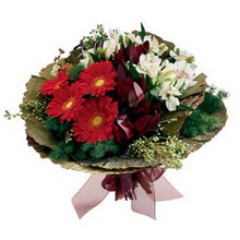  Ankara demetevler 14 �ubat sevgililer g�n� �i�ek  gerbera ve mevsim demeti