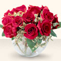  Ankara çiçek online çiçek siparişi  mika yada cam içerisinde 10 gül - sevenler için ideal seçim -