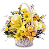sadece sari �i�ek sepeti   Ankara �i�ek g�nderme sitemiz g�venlidir 