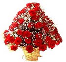 41 adet kirmizi g�l sepette   Ankara �i�ek , �i�ek�i , �i�ek�ilik 