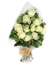  Ankara online çiçek siparişi çiçekçi , çiçek siparişi  12 li beyaz gül buketi.