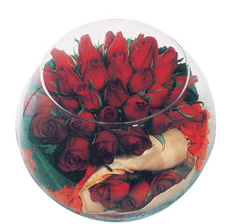  Ankara demetevler anneler günü çiçek yolla  Cam fanus içerisinde sevdiklerinize özel 12 gül