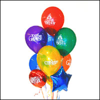  demetevler Ankara �i�ek yolla , �i�ek g�nder , �i�ek�i   21 adet renkli u�an balon hediye �r�n�