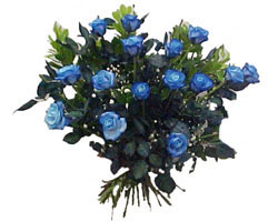 Demetevler Ankara İnternetten çiçek siparişi  9 mavi gül güzel bir buket