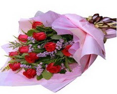 11 adet kirmizi g�llerden g�rsel buket  Ankara �i�ek g�nderme sitemiz g�venlidir 