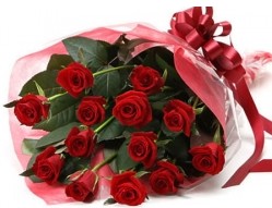  Ankara demetevler anneler günü çiçek yolla  10 adet kipkirmizi güllerden buket tanzimi