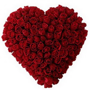 Ankara demetevler çiçekçi mağazası  muhteşem kırmızı güllerden kalp çiçeği