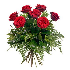 Ankara online çiçek gönderme sipariş  7 adet kırmızı gülden buket