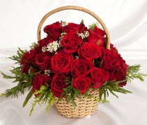 19 adet k�rm�z� g�lden �i�ek sepeti  Ankara demetevler �i�ek servisi , �i�ek�i adresleri 