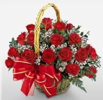 17 adet k�rm�z� g�lden g�l �i�ek sepeti  Ankara ucuz �i�ek g�nder �i�ek ma�azas� , �i�ek�i adresleri 
