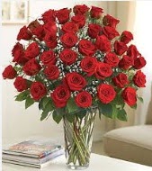 Cam vazoda 51 kırmızı gül süper indirimde  Ankara uluslararası çiçek gönderme  