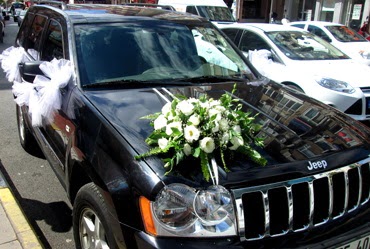 Ankara düğün arabası süslemesi  Ankara internetten çiçek siparişi 
