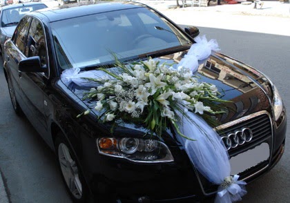 Ankara araba süslemesi gelin arabası  demetevler çiçekçi Ankara ucuz çiçek gönder 
