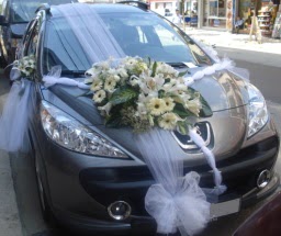 Araba süsü süslemesi  Ankara demetevler çiçek yolla çiçekçi telefonları 