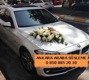 Ankara düğün araba süsleme  Ankara cicekciler , demetevler cicek siparisi 