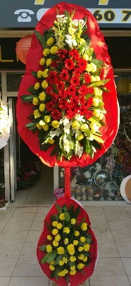 Çift katlı düğün açılış çiçek modeli  Ankara demetevler çiçek servisi , çiçekçi adresleri 