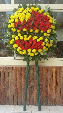 Cenaze çelengi çiçek modeli  Ankara ucuz çiçek gönder çiçek mağazası , çiçekçi adresleri 