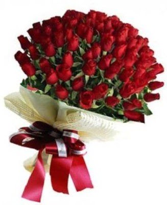 Kız isteme söz nişan çiçeği buketi 41 güllü  Ankara demet çiçek gönderme 