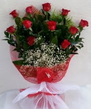 11 adet kırmızı gülden görsel çiçek  Ankara demetevler çiçek satışı 