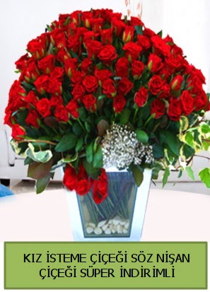 Söz nişan kız isteme çiçeği 71 gülden  Demetevler Ankara İnternetten çiçek siparişi 