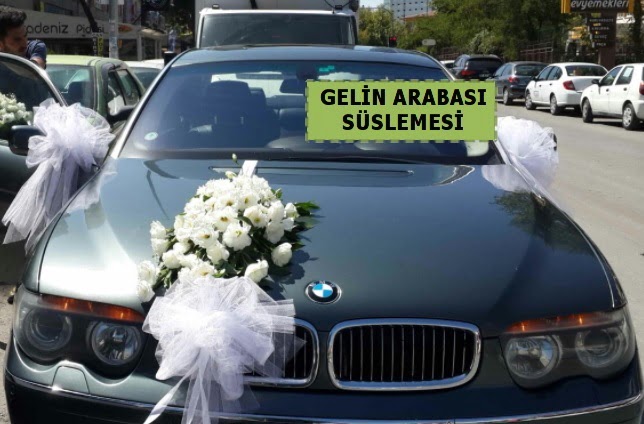 Gelin Arabas� s�slemesi D���n arabas�  Ankara demetevler �i�ek sipari�i �i�ek yolla 