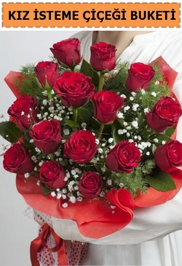 Kız isteme buketi çiçeği 17 gül  Ankara demetevler çiçek yolla çiçekçi telefonları 