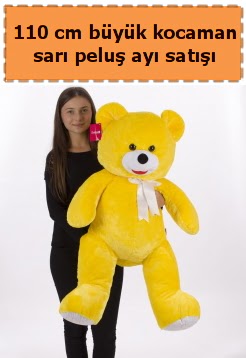 110 cm b�y�k sar� kocaman pelu� ay�  Ankara demetevler �i�ek sipari�i �i�ek yolla 