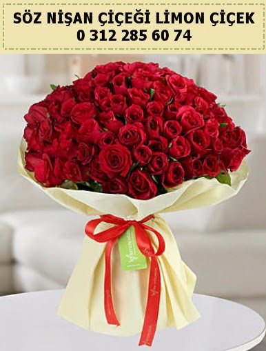 51 adet kırmızı gül söz nişan buketi çiçeği  Ankara demetevler çiçek gönderme çiçek siparişi sitesi 