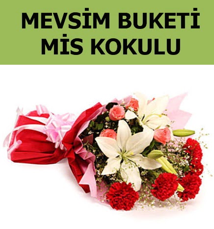 Karışık mevsim buketi mis kokulu bahar  demetevler çiçekçi Ankara ucuz çiçek gönder 
