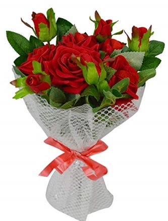 9 adet k�rm�z� g�lden sade ��k buket  Ankara demetevler �i�ek yolla �i�ek�i telefonlar� 