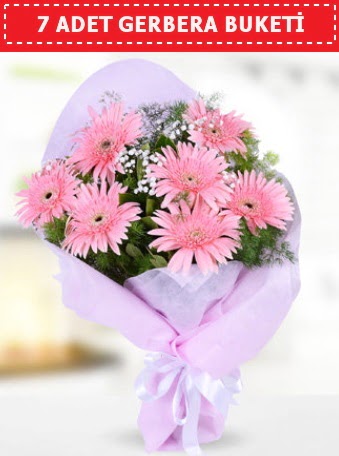 Pembe Gerbera Buketi  Ankara çiçek , çiçekçi , çiçekçilik 