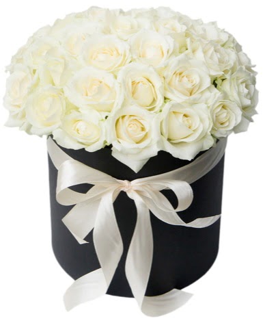 41 adet özel kutuda beyaz gül  Ankara demetevler çiçek satışı  süper görüntü 
